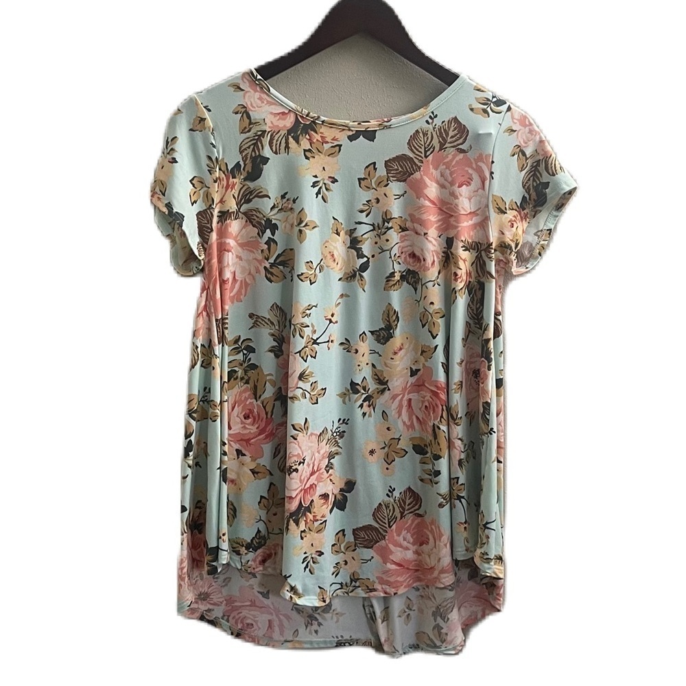 Orange Creek Floral Top- small